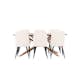 Spisegruppe Venture Home Piazza 180 med 6 stk Leone Stoler