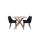 Spisegruppe Venture Home Piazza 180 med 6 stk Night Stoler