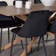 Spisegruppe Venture Home Piazza 180 med 6 stk Night Stoler