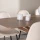 Spisegruppe Venture Home Piazza 180 med 6 stk Polar Stoler Fløyel