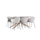 Spisegruppe Venture Home Piazza 180 med 6 stk Evelina Stoler