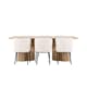 Spisegruppe Venture Home Olivia 210 med 6 stk Agnes Stoler