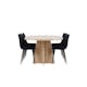 Spisegruppe Venture Home Bootcut 230 med 6 stk Polar Stoler Teddy
