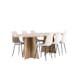 Spisegruppe Venture Home Bootcut 230 med 6 stk Polar Stoler Fløyel
