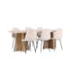 Spisegruppe Venture Home Bootcut 230 med 6 stk Polar Stoler Fløyel