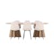 Spisegruppe Venture Home Bootcut 230 med 6 stk Polar Stoler Fløyel