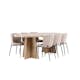 Spisegruppe Venture Home Bootcut 230 med 6 stk Modesto Stoler