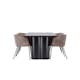 Spisegruppe Venture Home Olivia 210 med 6 stk Berit Stoler