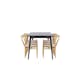 Spisegruppe Venture Home Ellis 230 med 6 stk Alfons Stoler