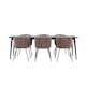 Spisegruppe Venture Home Ellis 230 med 6 stk Berit Stoler