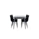 Spisegruppe Venture Home Ellis 230 med 6 stk Polar Stoler Teddy