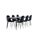 Spisegruppe Venture Home Ellis 230 med 6 stk Polar Stoler Teddy