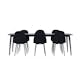 Spisegruppe Venture Home Ellis 230 med 6 stk Polar Stoler Teddy