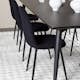 Spisegruppe Venture Home Ellis 230 med 6 stk Polar Stoler Teddy