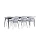 Spisegruppe Venture Home Ellis 230 med 6 stk Chico Stoler