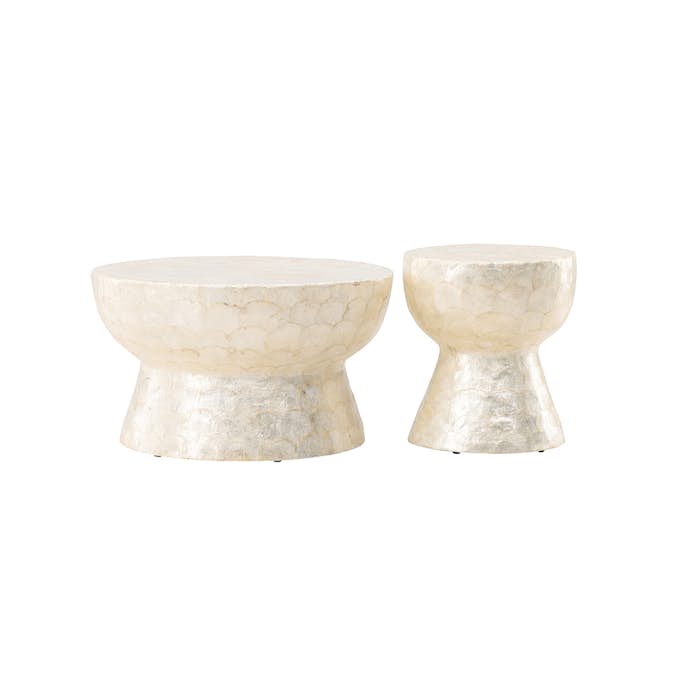 Sofabord Vind Sandön Ø70 cm & Ø40 cm