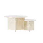 Sofabord Vind Smögen Ø70 cm & Ø40 cm