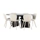 Spisegruppe Venture Home Strada Ø120 cm med 6st Lilja Spisestoler
