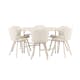 Spisegruppe Venture Home Copenhagen Ø140 cm med 6st Lilja Spisestoler