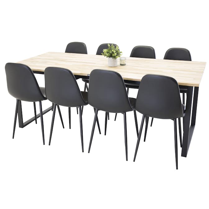 Spisegruppe Venture Home Cirebon med 8 Polar Stoler