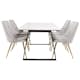 Spisegruppe Venture Home Estelle med 4 Vera Stoler