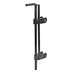 Gitterbarriere Jabo Svart Pulverlakk