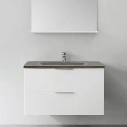 Tvättställsskåp Hafa Shape med Betong Tvättställ