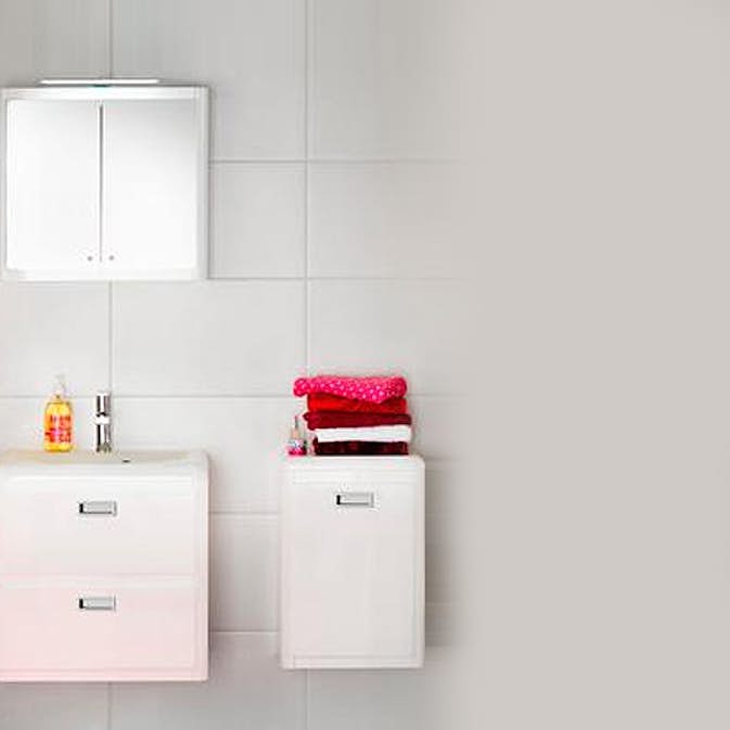 Halvskap Westerbergs Harmony Hvit Høyglans