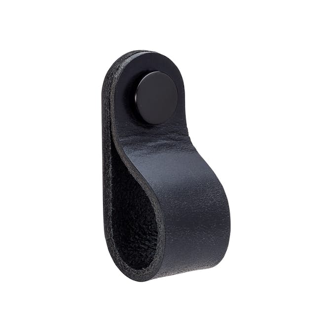 Håndtak Beslag Design Loop Round Svart