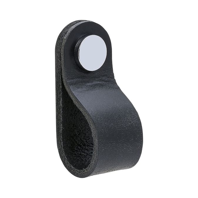 Håndtak Beslag Design Loop Round Svart