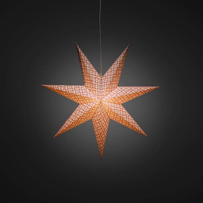 Adventsstjerne Gnosjö Konstsmide Hengende Mønstret