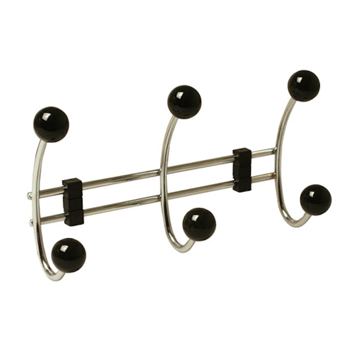 Knaggrekke Habo Berry 3-kroker Svart