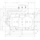 Innbyggingsdel Hansgrohe til Rainmaker 680 mm