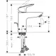 Tvättställsblandare Hansgrohe Logis 100