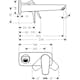 Servantbatteri Hansgrohe Talis E for Innbygging