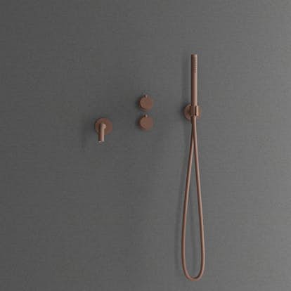 Badkarsblandare Scandtap Steel Harmonized 4 för Inbyggnad