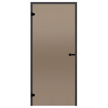 Badstudør Harvia Black Line Bronse 7x19