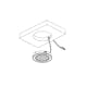 LED-spot Beslag Design Holl D-M med lokk 24V/4,5W