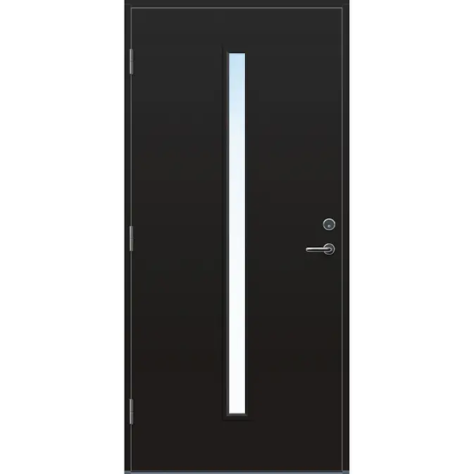 Ytterdør Bygg1 Hovdeby med Kompaktlaminat