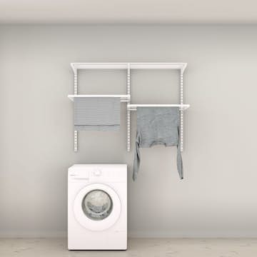 Oppbevaringsløsning Elfa Vaskerom Nr 2 Hvit B: 1248 mm