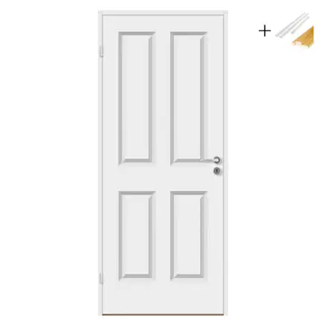 Innerdør Bygg1 Anna Hvit med Karmsett