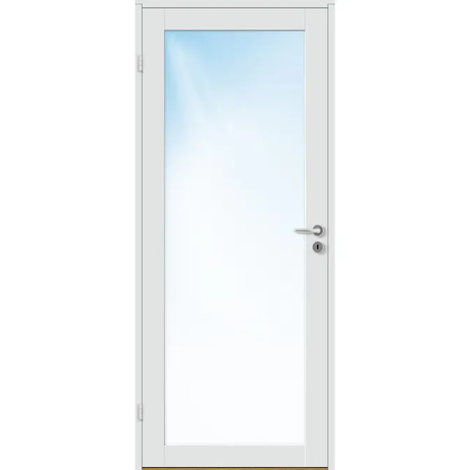 Innerdør Bygg1 Base 1 Klarglass