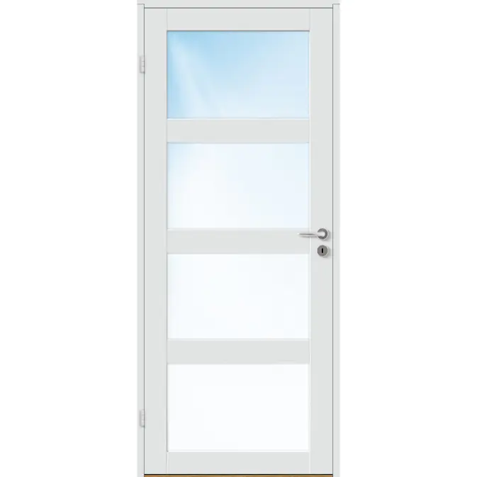 Innerdør Bygg1 Base 4 Klarglass