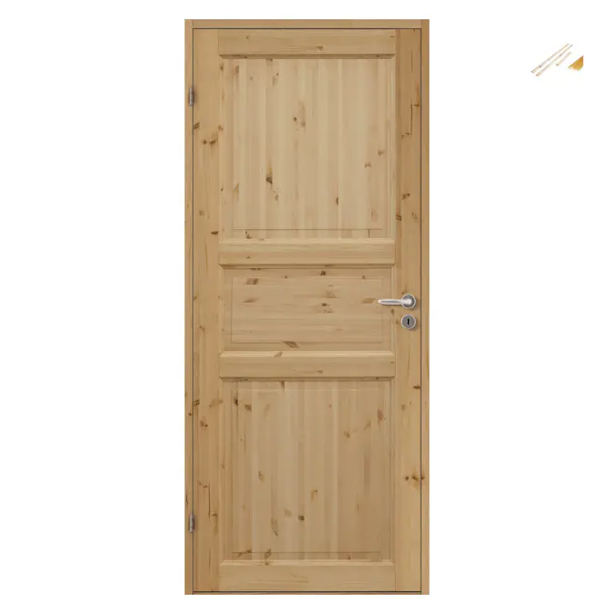 Innerdør Bygg1 Ihne Furu med Karmsett
