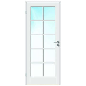 Innerdør Bygg1 Kari FW Hvit Klarglass