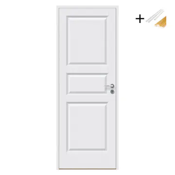 Innerdør Bygg1 Kari Hvit med Karmsett