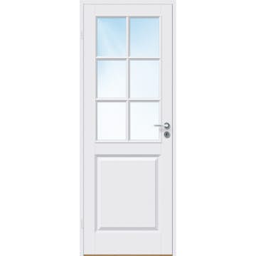 Innerdør Bygg1 Kari Kompakt HW Klarglass