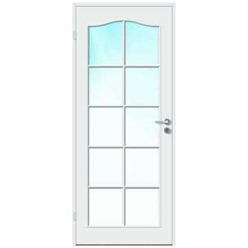 Innerdør Bygg1 Mia FW Hvit Klarglass