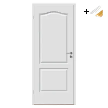 Innerdør Bygg1 Mia Hvit med Karmsett