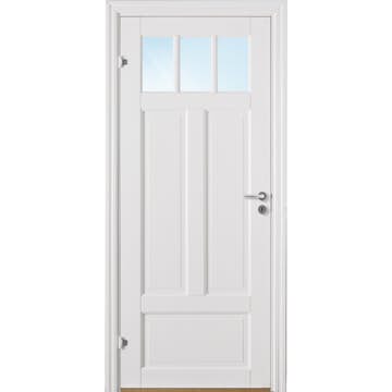 Innerdør Bygg1 Odin 3R Hvit Glass